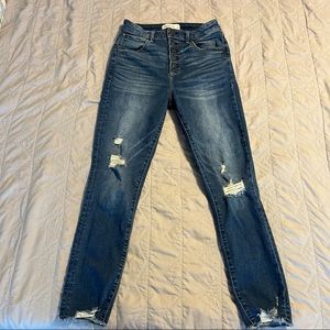 Abercrombie jeans high rise super skinny ankle - size 27 / size 4